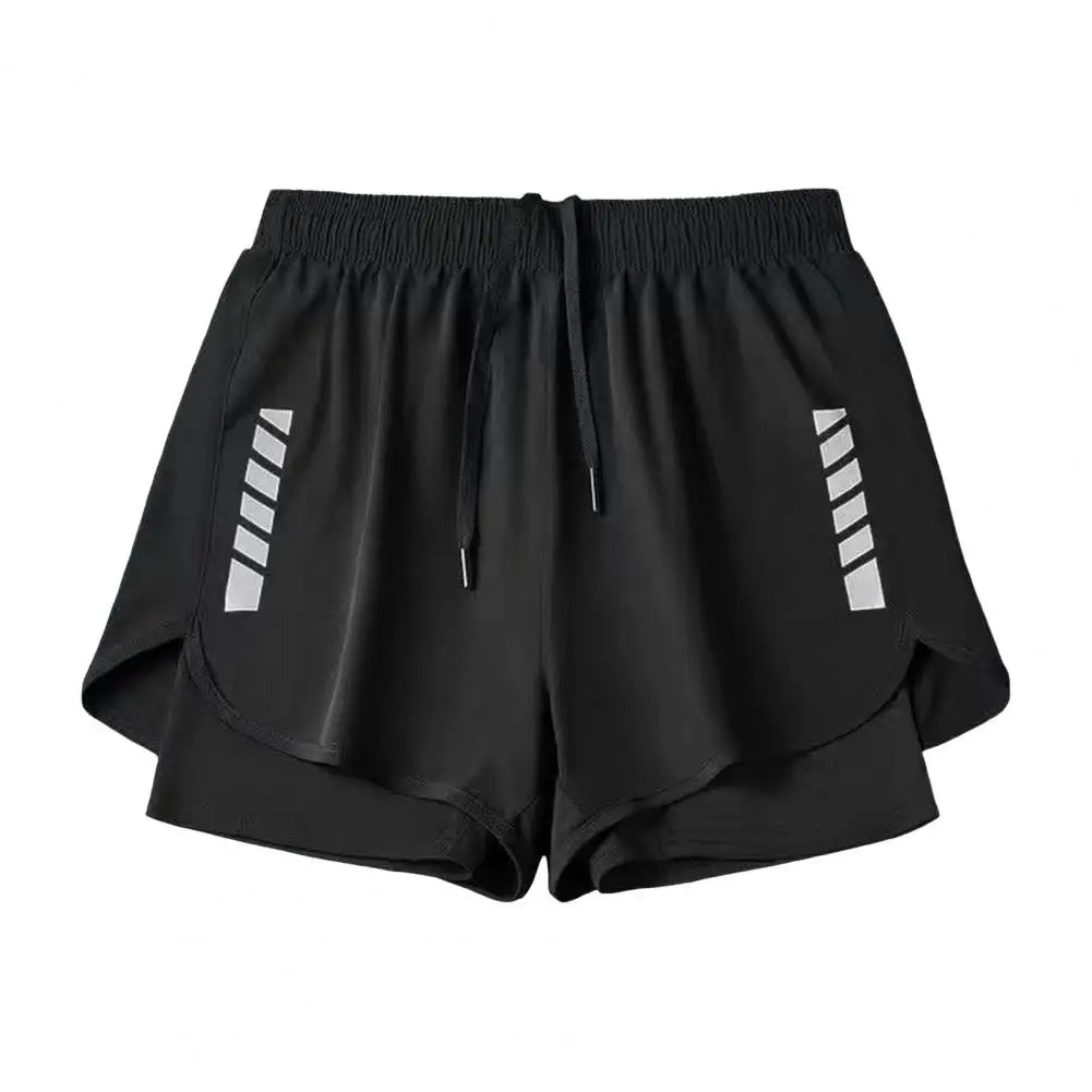 Men's Quick-Dry Double-Layer Swim Shorts