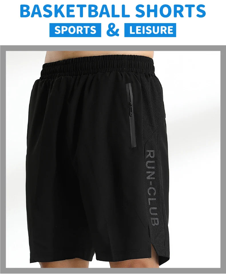 Pantalones cortos deportivos de verano para hombre, ropa deportiva de malla transpirable de secado rápido