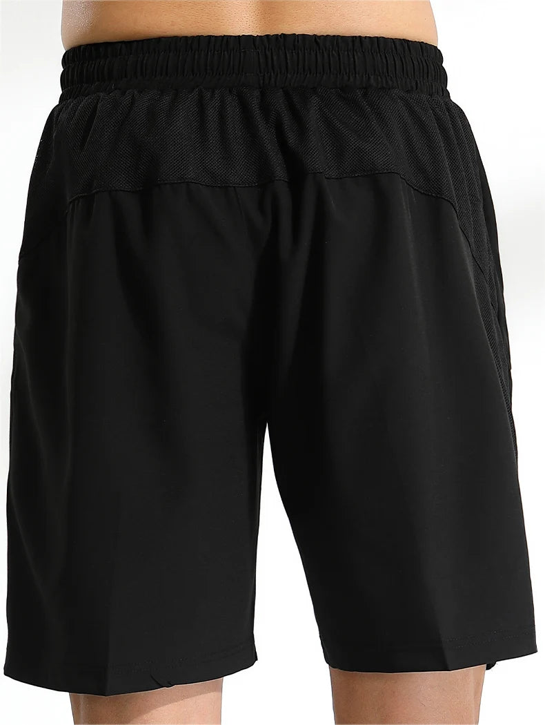 Pantalones cortos deportivos de verano para hombre, ropa deportiva de malla transpirable de secado rápido