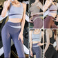 Women's High-Waist Yoga Tracksuit Set