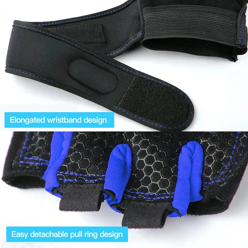 Gym Weightlifting Gloves – Shockproof & Breathable