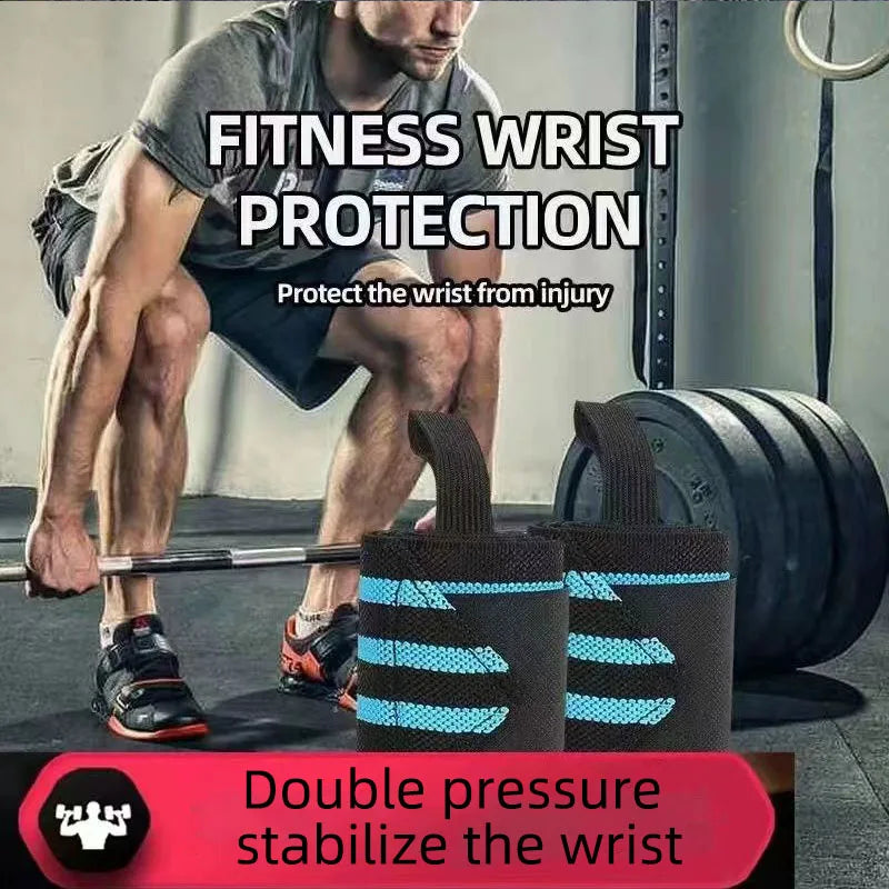 2PCS Gym Wrist Support Straps – Training & Fitness Wraps