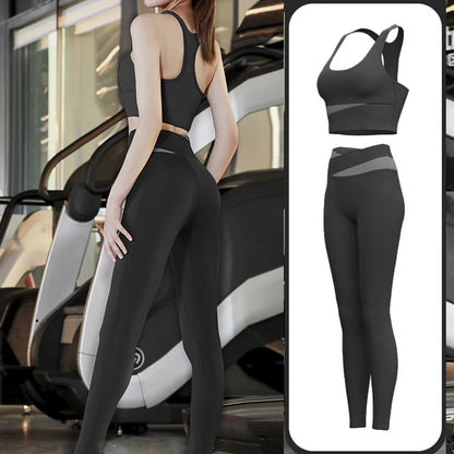 Women's High-Waist Yoga Tracksuit Set