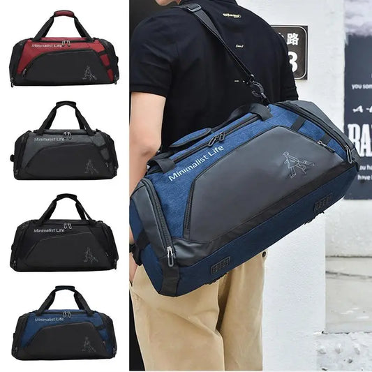 Bolsa de deporte grande, impermeable y antiarañazos, con compartimento para zapatos