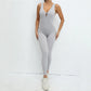 Women's Sleeveless Yoga Jumpsuit – Stretchy Gym Wear