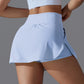 Women's Double-Layer Quick-Dry Gym Shorts