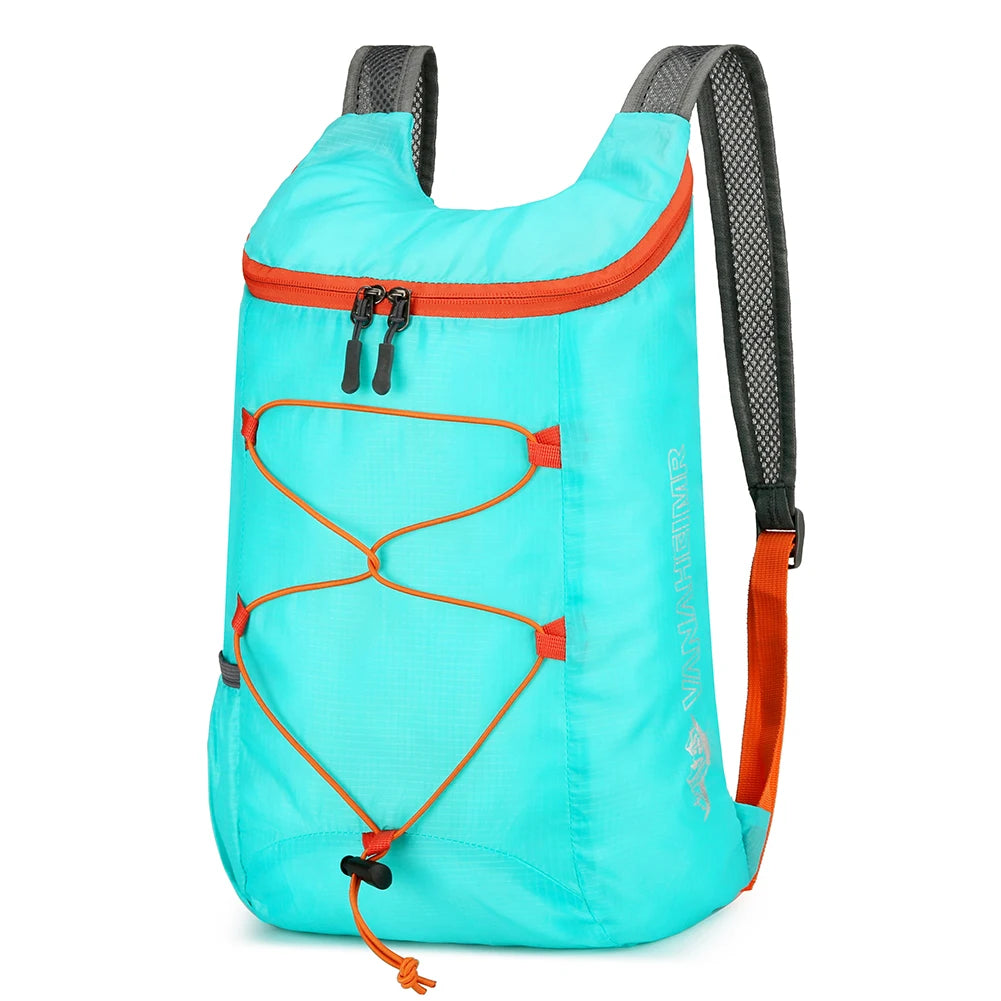 Mochila deportiva de viaje para montañismo, plegable, ultraligera y resistente a salpicaduras, de 10 l