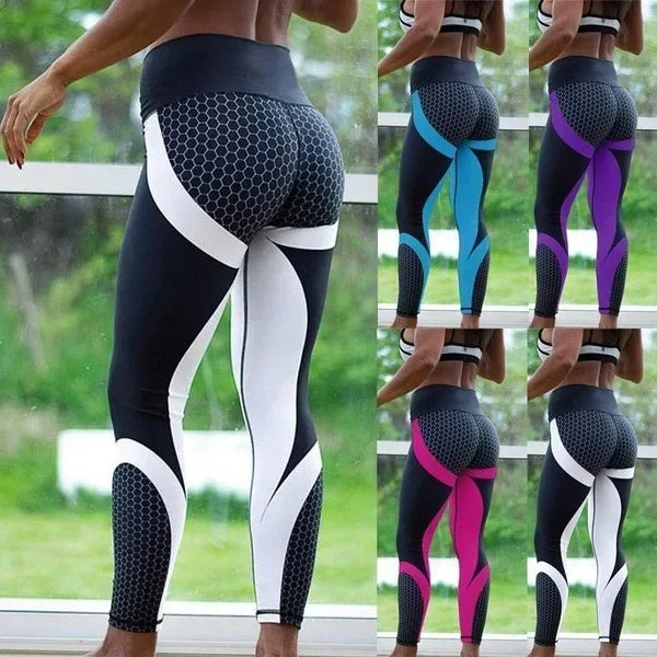 Women's Printed Push-Up Yoga Leggings