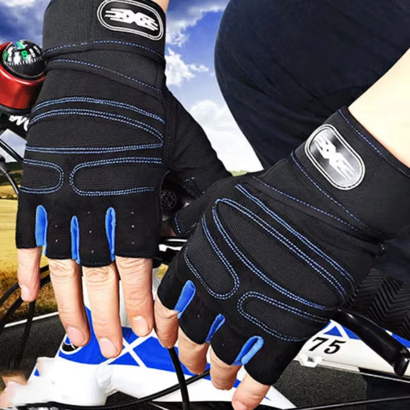 Guantes de gimnasio para hombres y mujeres, para fitness, levantamiento de pesas, entrenamiento deportivo, a prueba de golpes