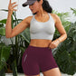 Women's High-Waist Butt-Lift Athletic Shorts