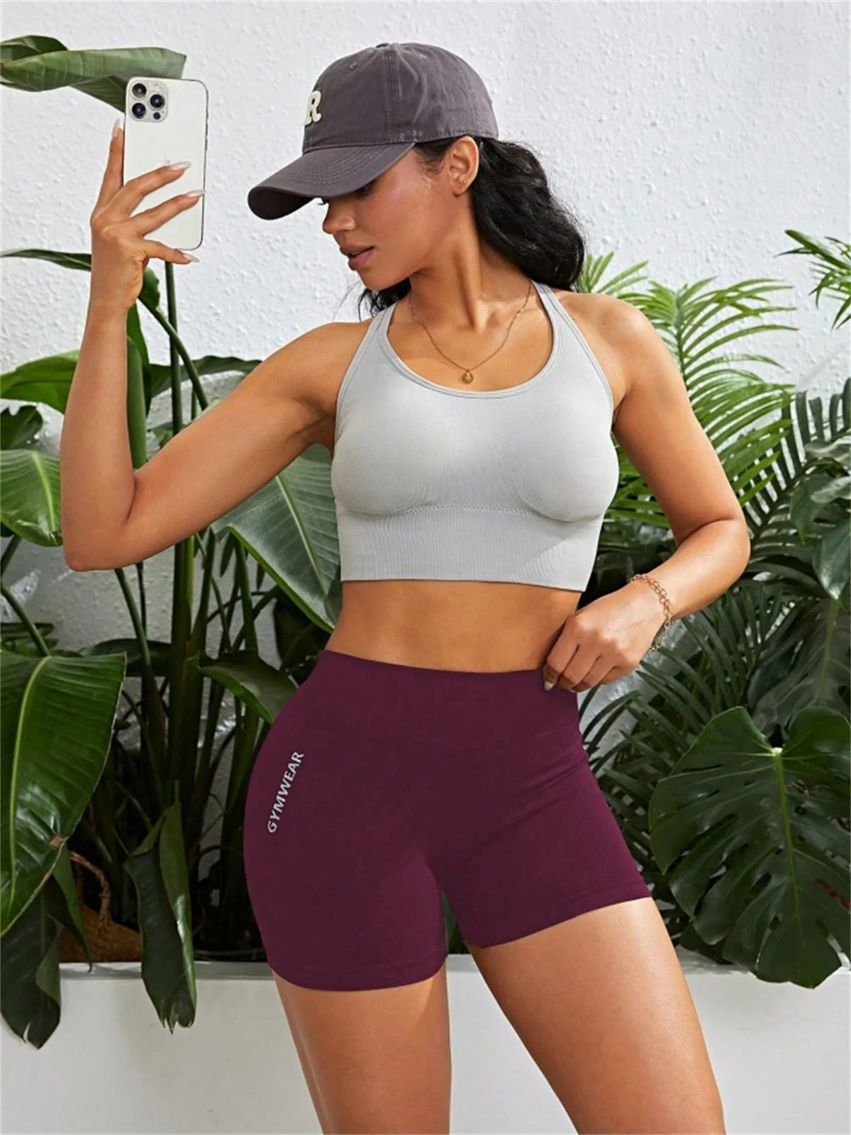 Women's High-Waist Butt-Lift Athletic Shorts