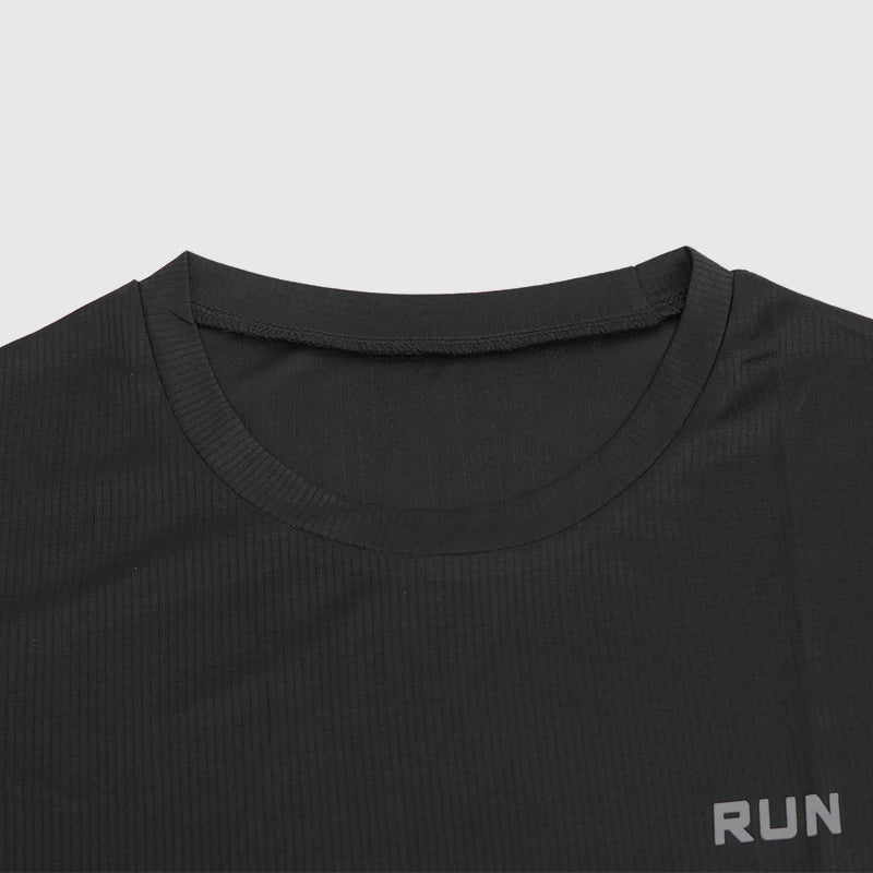 Camiseta de gimnasio de secado rápido para hombre: manga corta, para correr, para culturismo, de gran tamaño