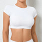 Women's Breathable Backless Sports Crop Top