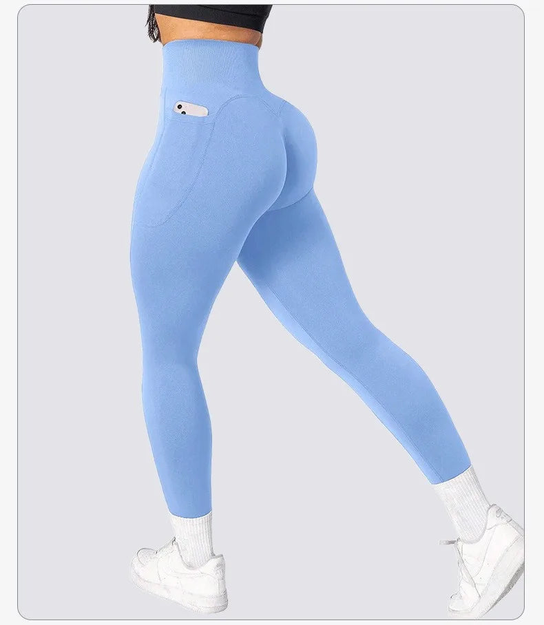 Women's High-Waist Scrunch Workout Leggings