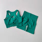 Seamless Yoga Set – Sports Bra & Shorts