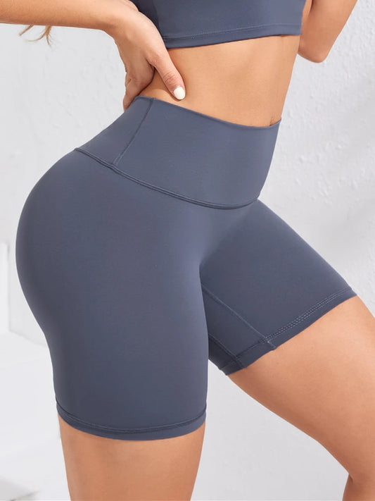 Women's High-Waist Quick-Dry Yoga Shorts