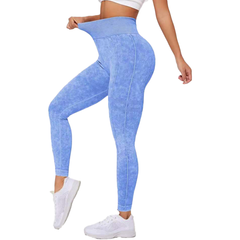 High-Waisted Scrunch Leggings – Seamless Peach-Lift Workout Tights for Women